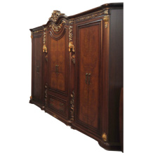 歐式1四門衣柜；型號c-116